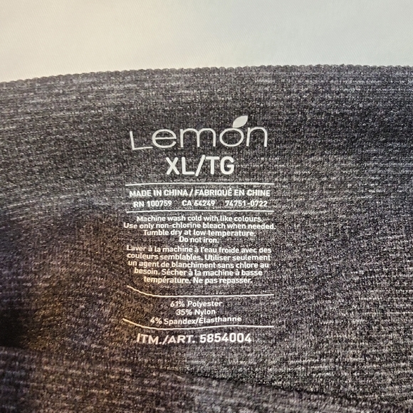 Lemon Men's Charcoal Crewneck Sweater - Picture 2 of 2